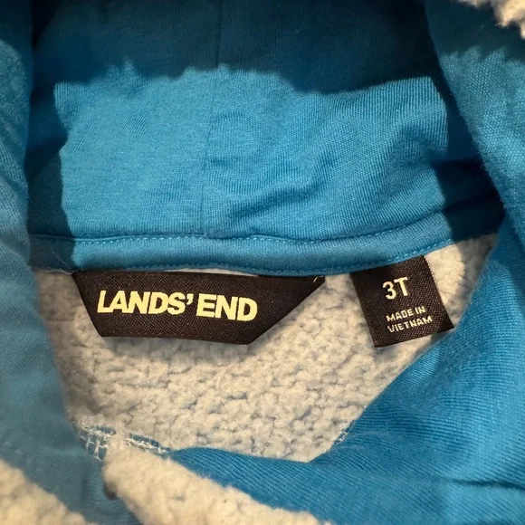 Lands End Toddler Fleece Hoodie - Picture 3 of 3